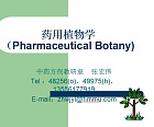 南方医科大学 药用植物学课件
