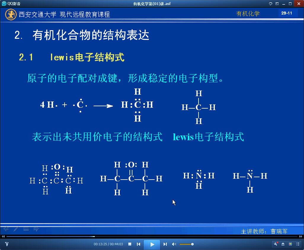 有机化学视频