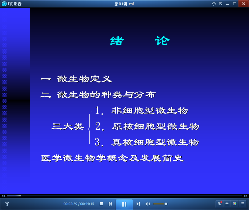 医学微生物学视频