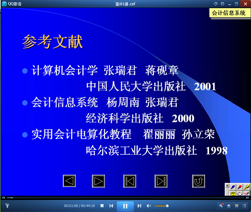 吉林大学会计信息系统公开课